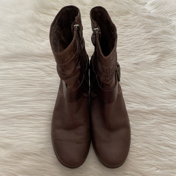 Pikolinos Brown Leather Brujas Slouchy Boots - Picture 2 of 11
